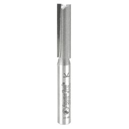 1/4" x 2-1/4" Straight Plunge Bit, 2-Flute, 1/4" Shank