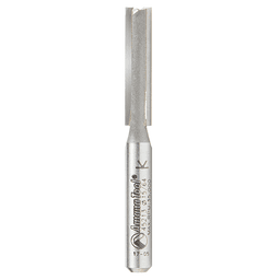 6mm x 57mm Straight Plunge Router Bit, 2-Flute, 6mm Shank