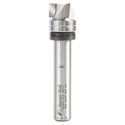 3/4" x 3-1/4" High Production Up Shear Flush Trim Plunge Template Router Bit, 3-Flute, 1/2" Shank