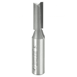 3/8" x 2-3/4" Left Hand Straight Plunge Router Bit, 2-Flute, 1/2" Shank