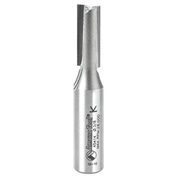 3/8" x 2-3/4" 3° Production Shear Straight Plunge Router Bit, 2-Flute, 1/2" Shank