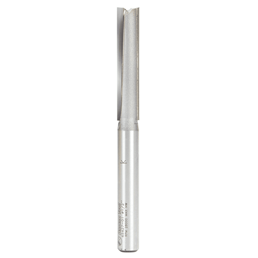 1/2" x 5-1/2" Straight Plunge Router Bit, 2-Flute, 1/2" Shank
