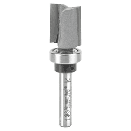 5/8" x 2-3/8" Mortising Router Bit with Upper Ball Bearing, 2-Flute, 1/4" Shank
