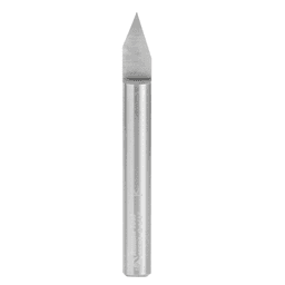1/4" x 2-1/4" 45° Signmaking Engraving Router Bit, 1/4" Shank