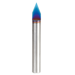 2" 45° Spektra Extreme Tool Life Coated Signmaking Engraving Router Bit, 1/4" Shank