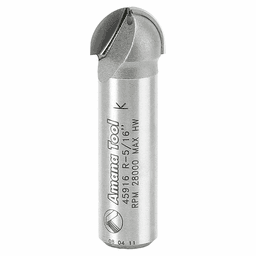 5/8" x 2" x 5/16" Radius Core Box Router Bit, 1/2" Shank