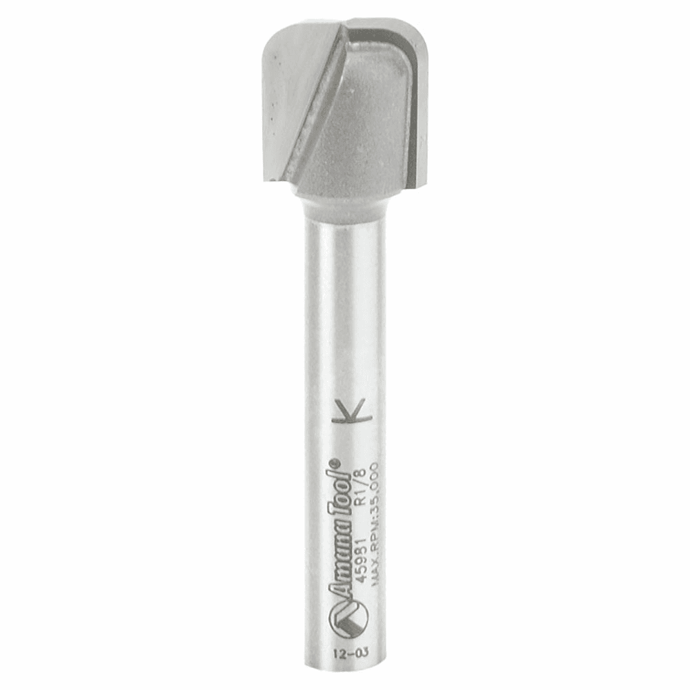 1/2" x 2-1/8" Bowl/Tray Router Bit, 1/4" Shank