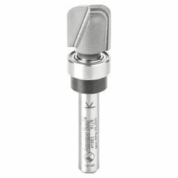 1/2" x 2-1/8" Bowl/Tray Router Bit with Upper Ball Bearing, 2-Flute, 1/4" Shank