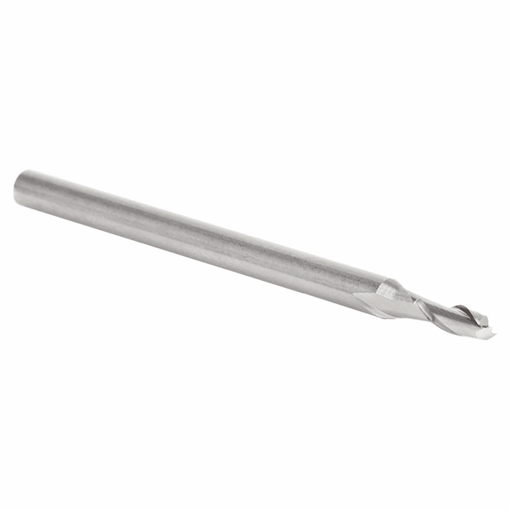 3/32" x 2" Long Up-Cut Spiral Plunge Bit, 2-Flute, 1/8" Shank