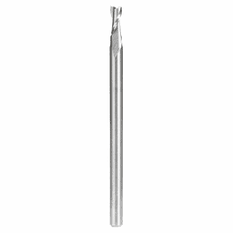 7/64" x 2" Long Up-Cut Spiral Plunge Bit, 2-Flute, 1/8" Shank