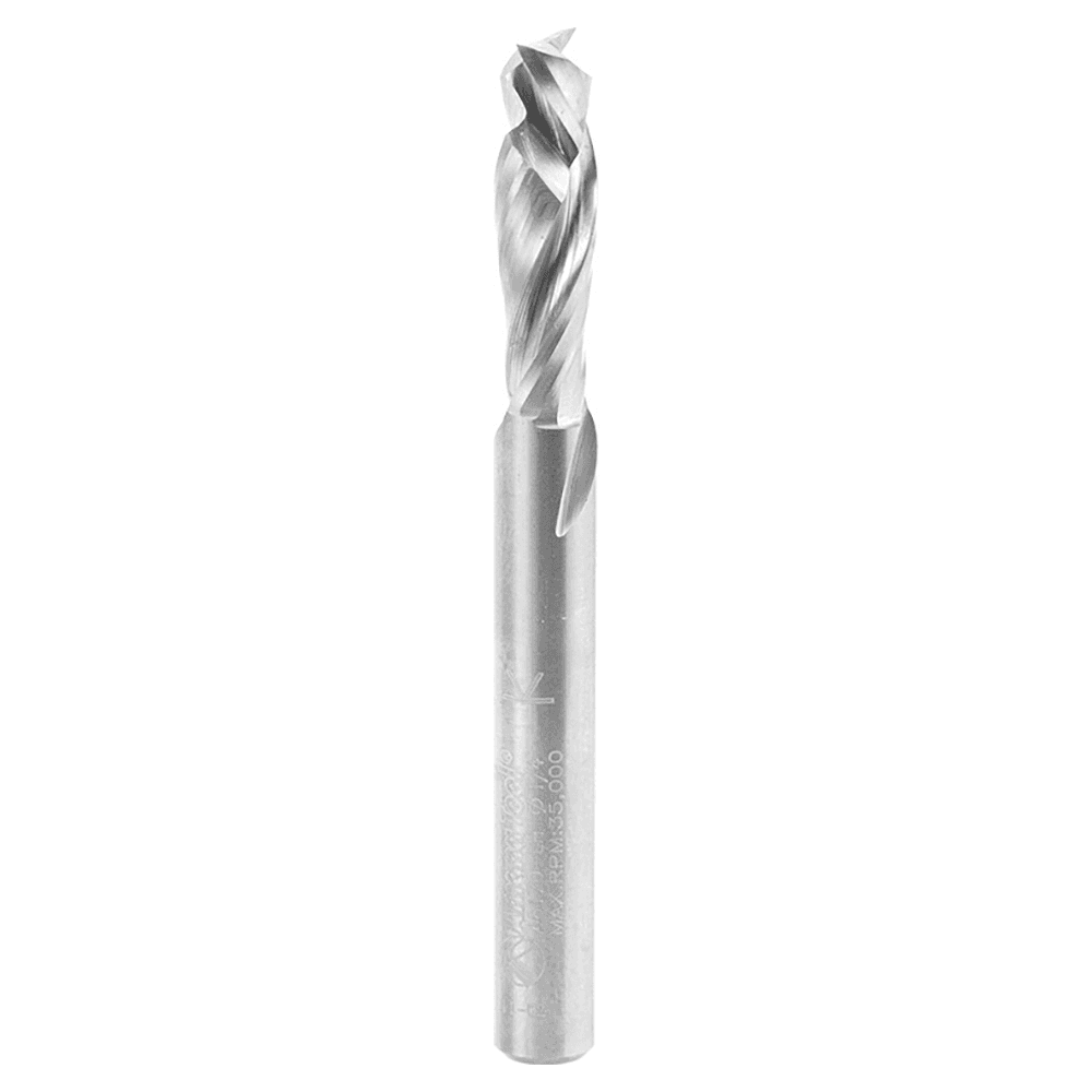 1/4" x 2-1/2" Left Hand Compression Spiral Bit, 2-Flute, 1/4" Shank