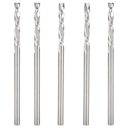 1/8" x 13/16" 5-Piece CNC Solid Carbide Compression Spiral Bit, 1/8" Shank