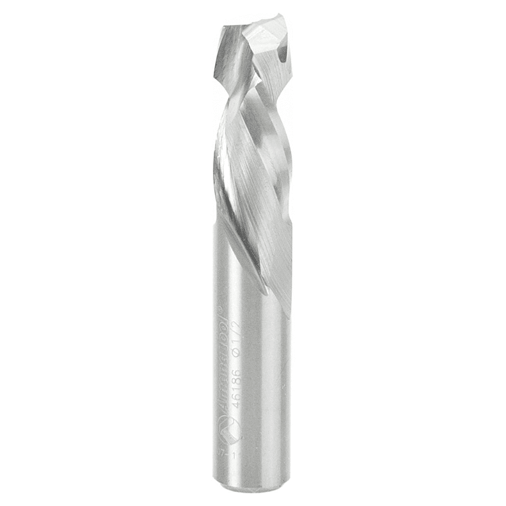 1/2" x 3" Compression Spiral Bit, 2-Flute, 1/2" Shank, 1-1/8" Cutting Height