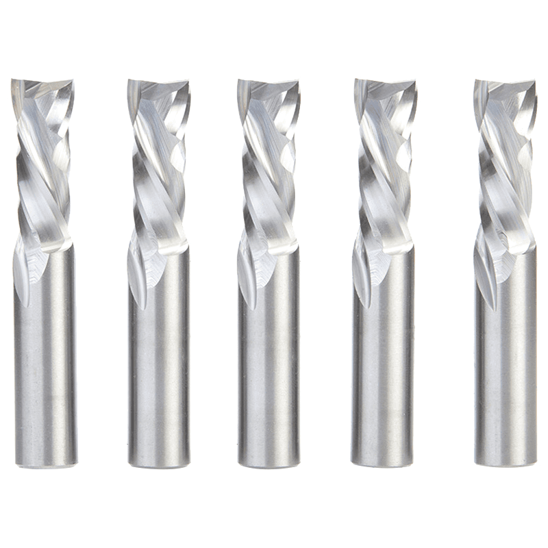1/2" x 1-1/4" 5-Piece CNC Solid Carbide Compression Spiral Bit, 1/2" Shank