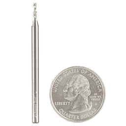 1/16" x 2" Down-Cut Spiral Plunge Bit, 2-Flute, 1/8" Shank