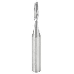 1/8" x 2" Up-Cut Spiral Plunge Bit for Solid Wood, 2-Flute, 1/4" Shank