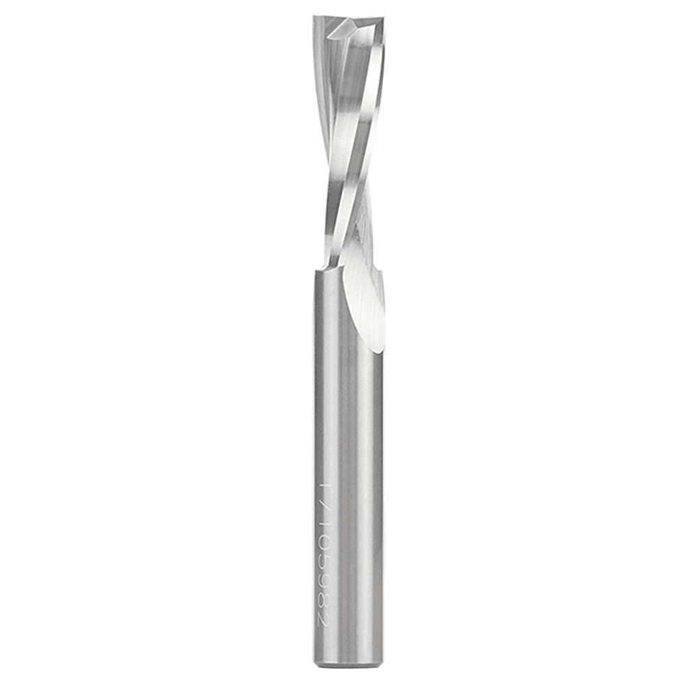 3/8" x 3-1/4" Up-Cut Spiral Plunge Bit for Solid Wood, 2-Flute, 3/8" Shank
