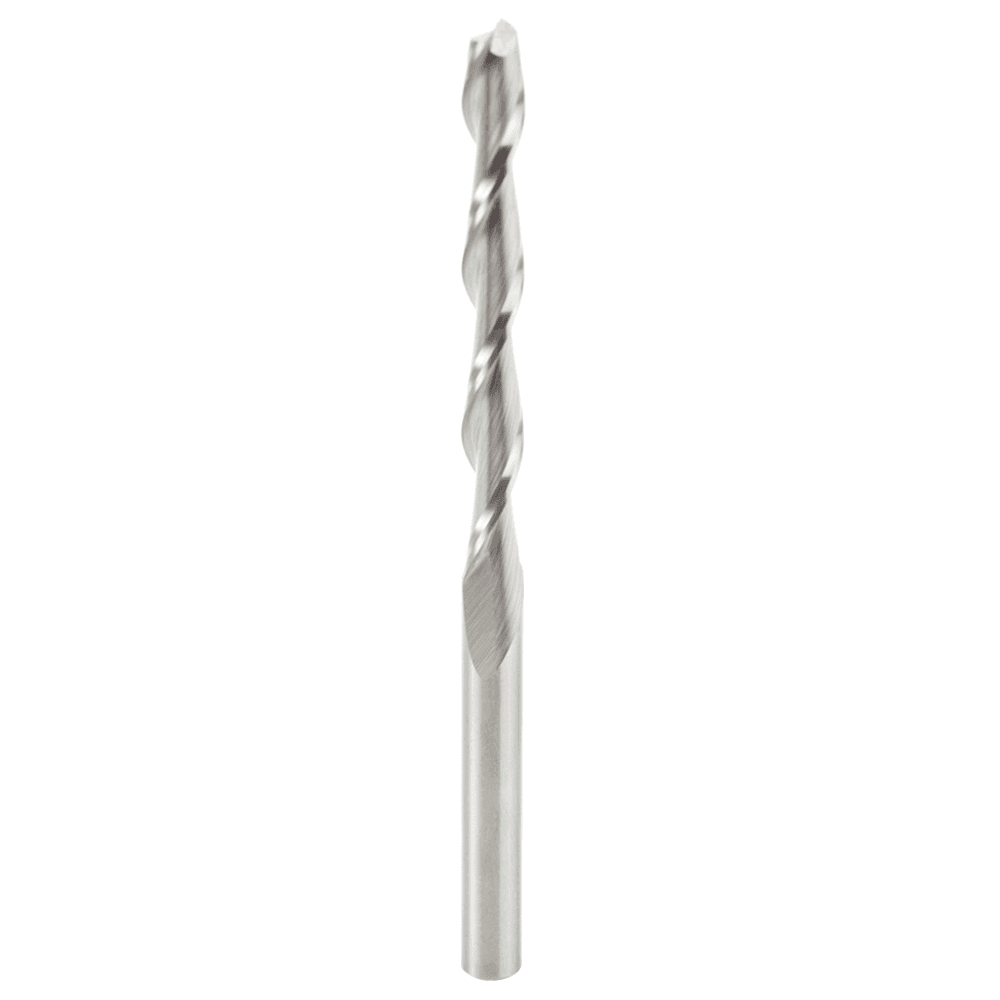 1/4" x 4" CNC Up-Cut Foam Cutting Square End Spiral Router Bit, 2-Flute, 1/4" Shank