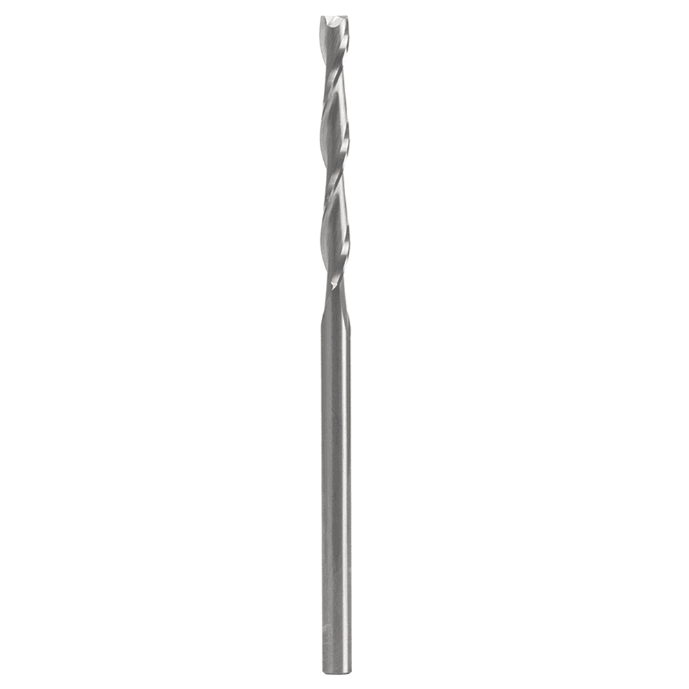 3/16" x 4" CNC Up-Cut Foam Cutting Square End Spiral Router Bit, 2-Flute, 3/16" Shank