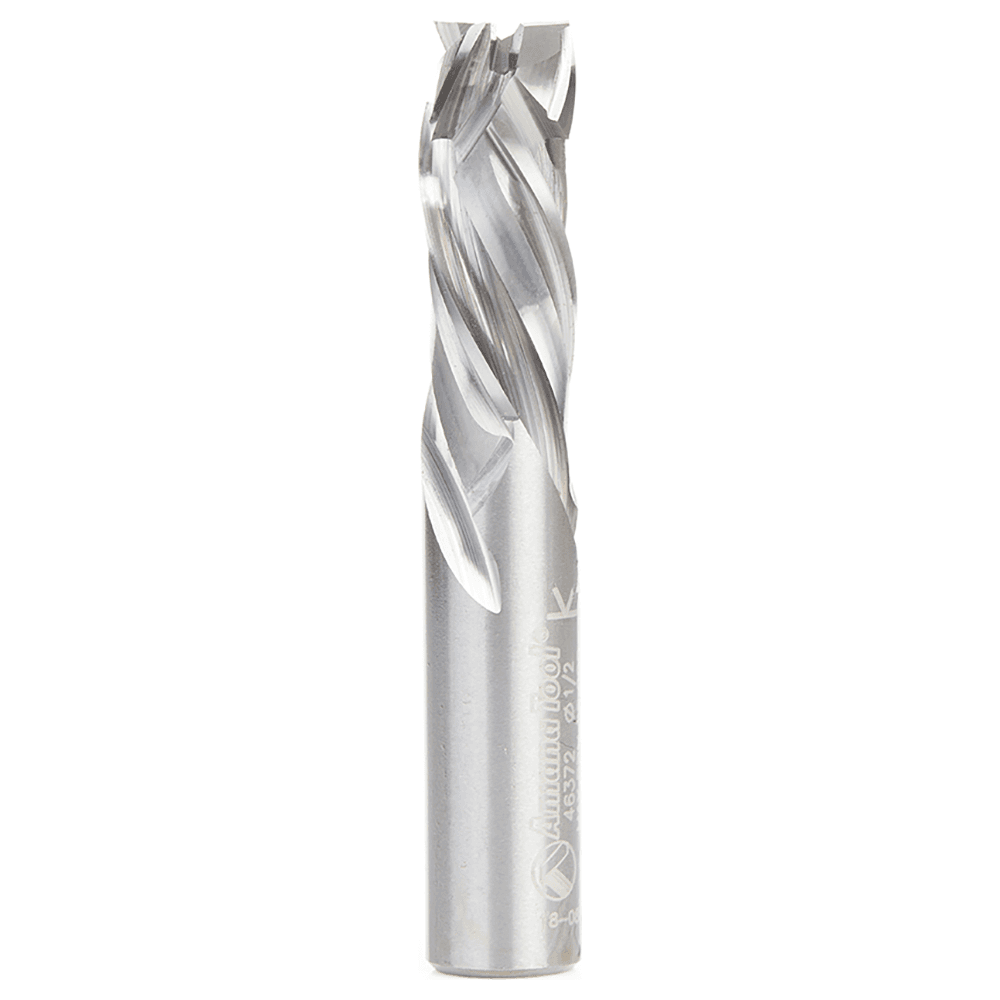 1/2" x 3" CNC Nesting Compression Spiral Router Bit, 3-Flute, 1/2" Shank