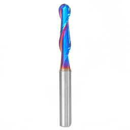 1/4" x 2-1/2" Spektra Up-Cut Ball Nose Spiral Router Bit, 2-Flute, 1/4" Shank