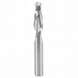 3/8" x 3" Up-Cut Ball Nose Spiral Router Bit, 2-Flute, 3/8" Shank