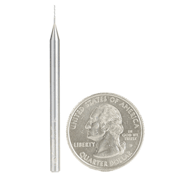 1/64" x 2" Down-Cut Spiral Plunge Bit, 2-Flute, 1/8" Shank