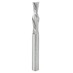 1/4" x 2-1/2" Down-Cut Spiral Plunge Bit, 2-Flute, 1/4" Shank, 1" Cutting Height