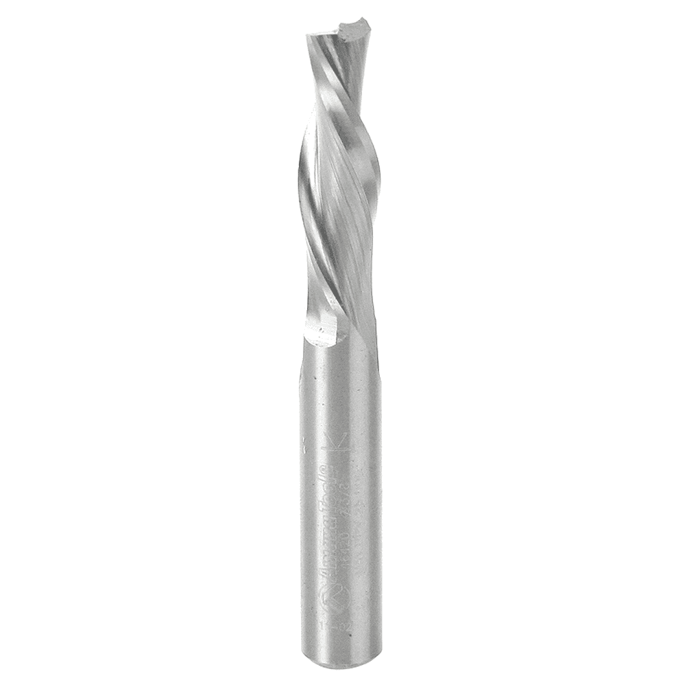 3/8" x 3" Down-Cut Spiral Plunge Bit, 2-Flute, 3/8" Shank