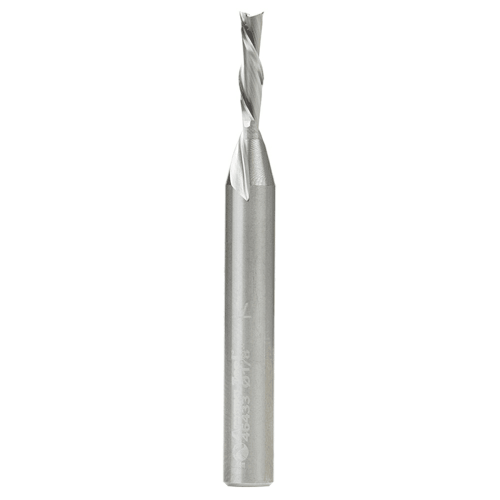 1/8" x 2-1/4" Down-Cut Spiral Plunge Bit, 2-Flute, 1/4" Shank