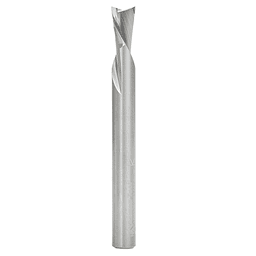 1/4" x 2-1/2" Down-Cut Spiral Plunge Bit, 2-Flute, 1/4" Shank, 3/8" Cutting Height