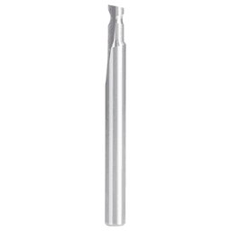1/8" Radius x 1/4" x 2-1/2" Solid Carbide 'O' Flute, Plastic Edge Rounding Straight Router Bit, 1-Flute, 1/4" Shank