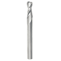 1/4" x 2-1/2" Up-Cut Spiral Plunge Bit with Corner Radius, 2-Flute, 1/4" Shank
