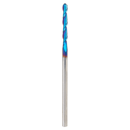 1/8" Dia x 1" Solid Carbide Spektra Extreme Tool Life Coated Up-Cut Ball Nose Spiral Router Bit, 1/8" Shank