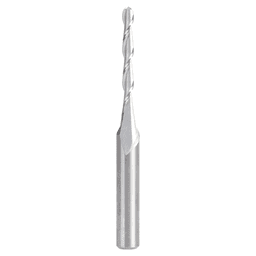 1/8" Dia x 1" Solid Carbide Up-Cut Ball Nose Spiral Router Bit, 1/4" Shank