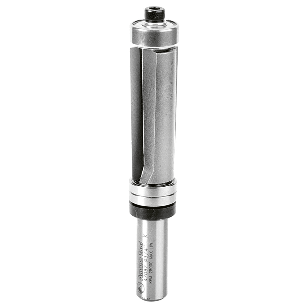 3/4" x 4-5/16" Down-Shear Multi Trimmer Bit with Ball Bearing, 1/2" Shank