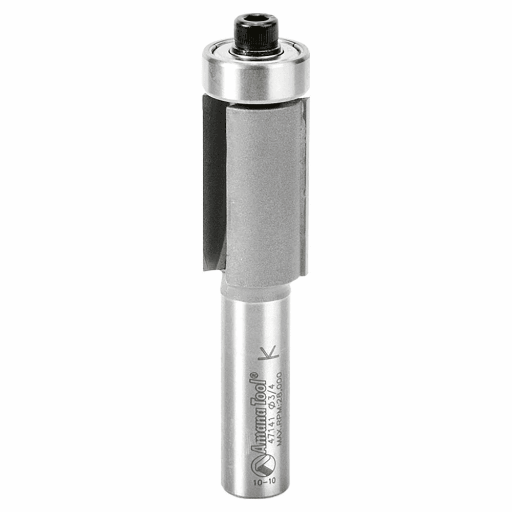 3/4" x 3-1/2" Flush Trim Bit, 2-Flute, 1/2" Shank
