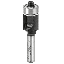 1/2" x 1-31/32" Flush Trim Cutter Assembly, 2-Flute, 1/4" Shank