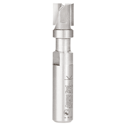 1/2" Dia x 1/2" Carbide Tipped Flush Trim Plunge Template, 1/2" Shank with Upper Ball Bearing Router Bit