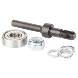 5/16" - 24 NF x 2-3/8" Router Arbor with Hex Nut/Washer/Ball Bearing, 1/4" Shank