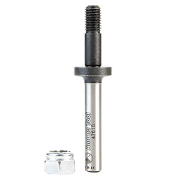 1/4" - 28 NF x 2-3/8" Router Arbor with Hex Nut/Washer, 1/4" Shank