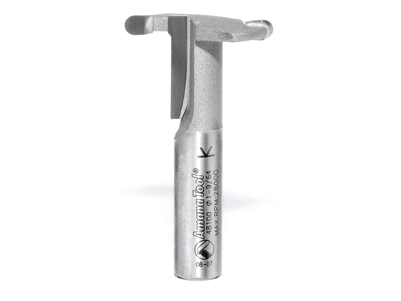 1-1/8" x 2" Amerock Hinge Bit, 2-Flute, 3/8" Shank