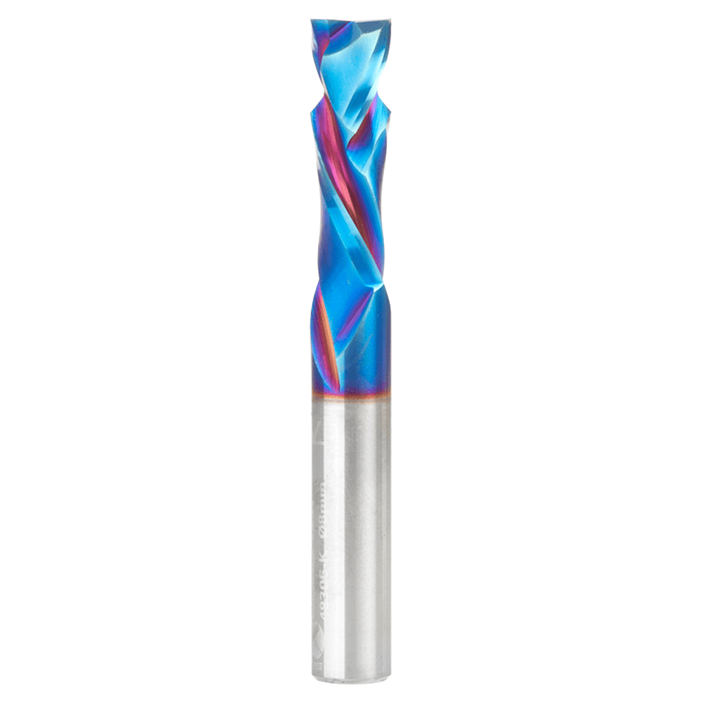 8mm Dia x 25mm CNC Solid Carbide Spektra Extreme Tool Life Coated Compression Spiral Bit, 2 Flute, 8mm Shank