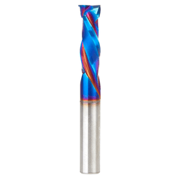 8mm Dia x 25mm CNC Solid Carbide Spektra Extreme Tool Life Coated Mortise Compression Spiral Bit, 2 Flute, 8mm Shank