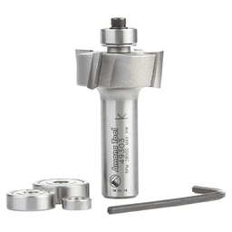 1-1/4" Dia x 1/2" Multi-Rabbet Four Different Rabbet Bit, 1/2" Shank, 4 Flute, Up-Shear