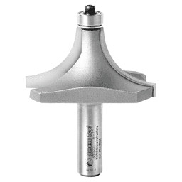 2-1/2" Dia x 1-1/4" Carbide Tipped Corner Round Bit, 1 Radius, 1/2" Shank