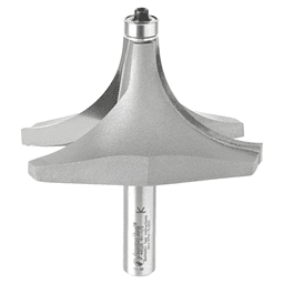 3-1/2" Dia x 1-3/4" Carbide Tipped Corner Round Bit, 1-1/2" Radius, 1/2" Shank