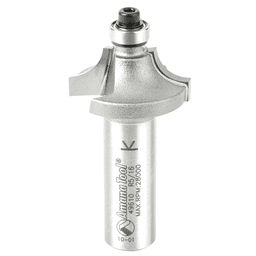 1-1/8" x 2-7/16" x 5/16" Radius Beading Router Bit, 2-Flute, 1/2" Shank