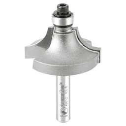 1-1/4" Dia x 5/8" Carbide Tipped Beading Bit, 3/8" Radius, 1/4" Shank