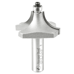 1-3/4" x 2-3/4" x 5/8" Radius Beading Router Bit, 2-Flute, 1/2" Shank